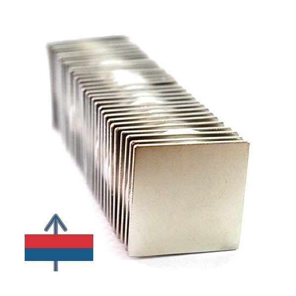Magnet neodim bloc 40 x 40 x 02 mm 6