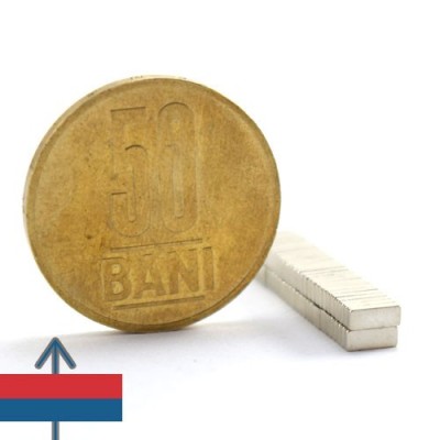 Magnet neodim bloc 5 x 2 x 1 mm 2