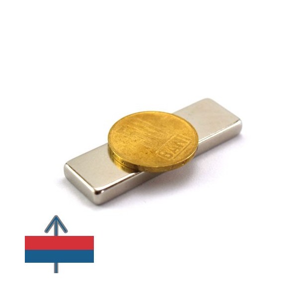 Неодимов магнит блок 50 x 15 x 0.5 мм 4