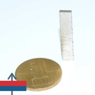 Magnet neodim bloc 06 x 02 x 01 mm 2