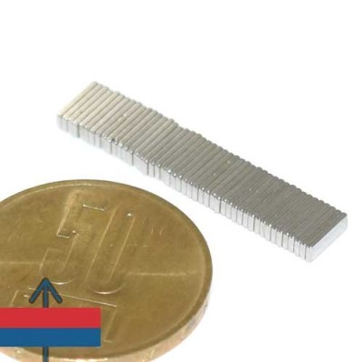 Magnet neodim bloc 06 x 02 x 01 mm 3