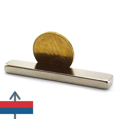 Magnet neodim bloc 60 x 10 x 05 mm 2