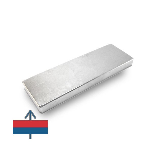 Неодимов магнит блок 60 x 20 x 0.5 мм 3