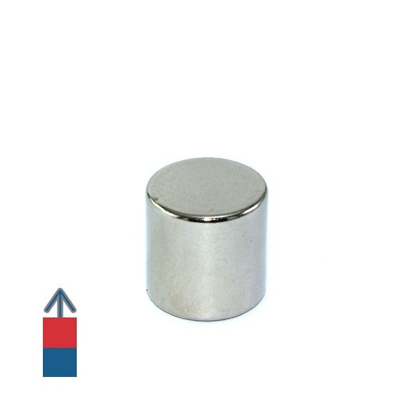 Magnet neodim cilindru 12.7 x 12.7 mm cu magnetizare