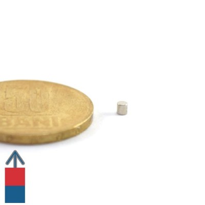 Magnet neodim cilindru 02 x 02 mm 8