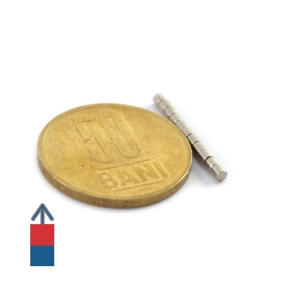 Magnet neodim cilindru 02 x 02 mm 4