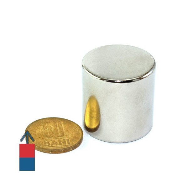 Неодимов магнит цилиндър 30 x 30 мм 1