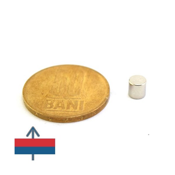 Неодимов магнит цилиндър 5 x 5 мм 2