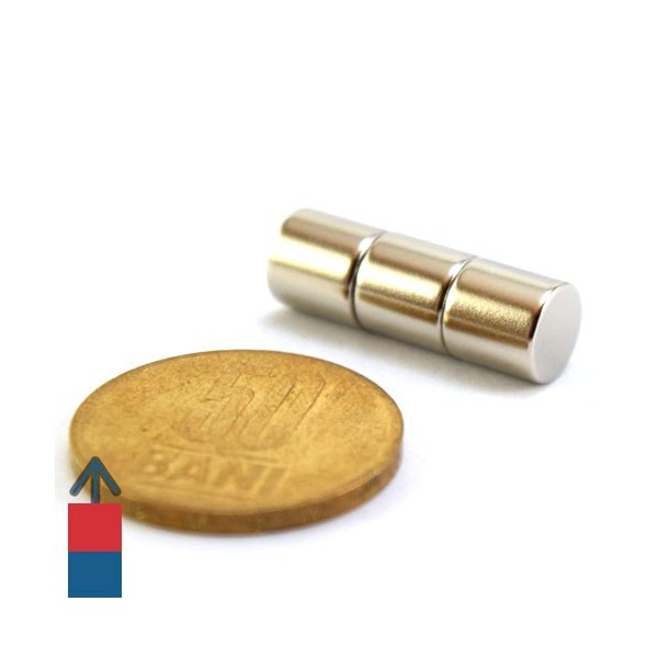 Magnet neodim cilindru 08 x 08 mm 3