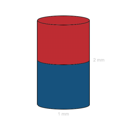 Magnet neodim cilindru 01 x 02 mm C