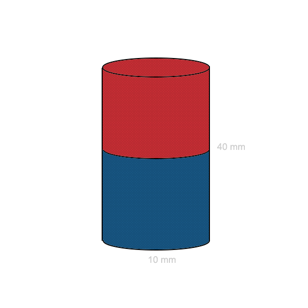 Magnet neodim cilindru 10 x 40 mm C