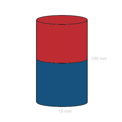 Magnet neodim cilindru 15 x 100 mm C