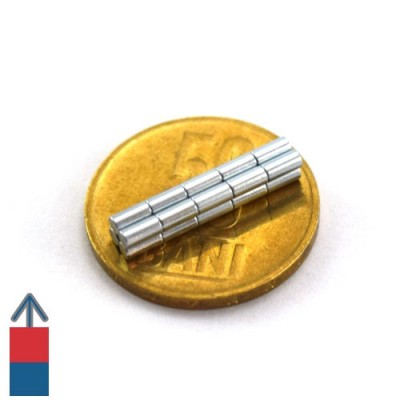 Magnet neodim cilindru 02 x 04 mm 9