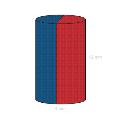 Magnet neodim cilindru 04 x 12 mm C