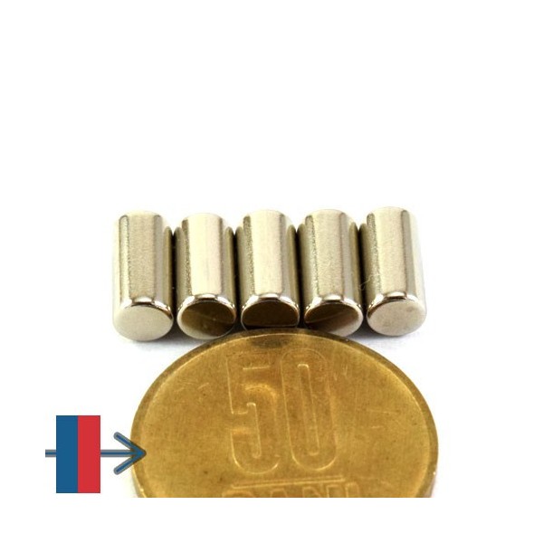 Magnet neodim cilindru 05 x 10 mm 6