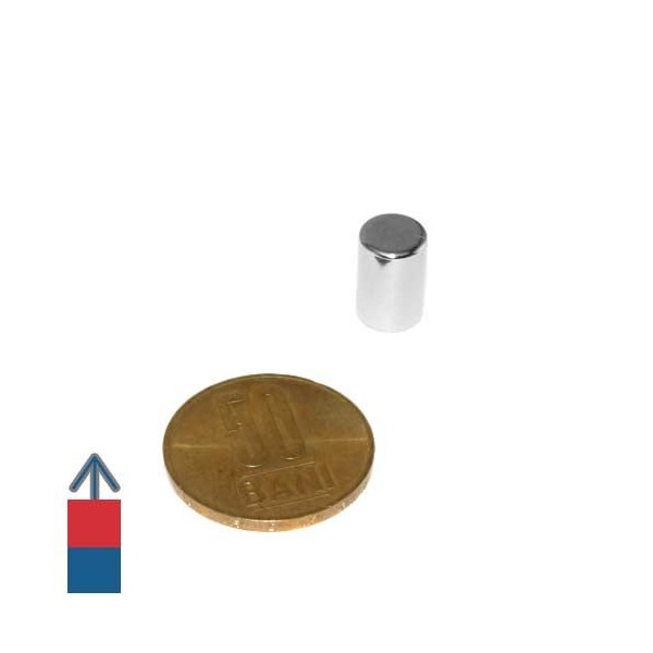 Неодимов магнит цилиндър 8 x 12 мм 1