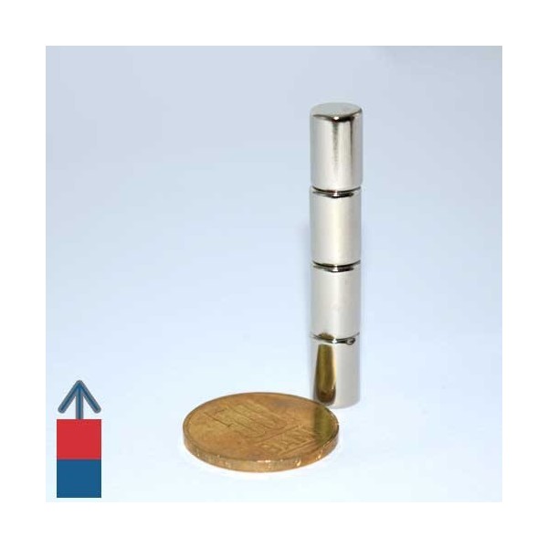 Magnet neodim cilindru 08 x 12 mm 2