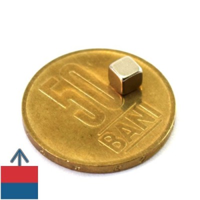 Magnet neodim cub 4 mm 4