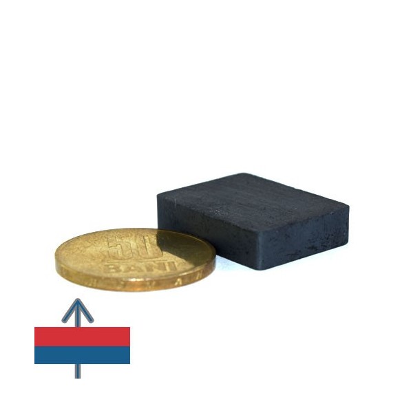 Феритен магнит блок 25 x 19 x 0.6 мм 2