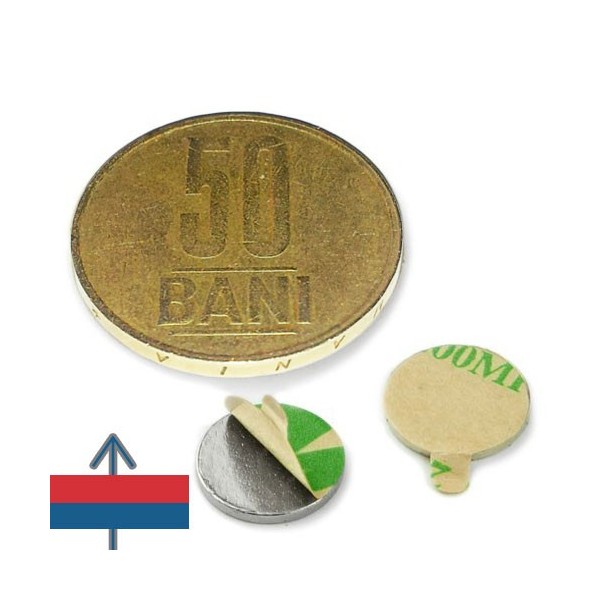 Неодимов магнит диск 10 x 0.1 мм 1