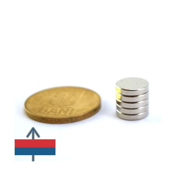 Magnet neodim disc 10 x 02 mm 4